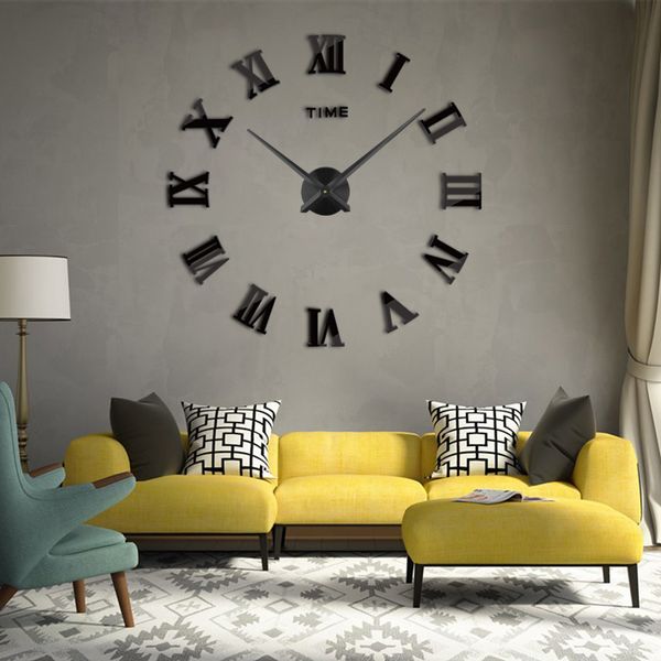 3d wall clock diy acrylic mirror wall stickers 2019 new modern style luxury home decor large roman quartz clocks
3d wall clock diy acrylic mirror wall stickers 2019 new modern style luxury home decor large roman quartz clocks