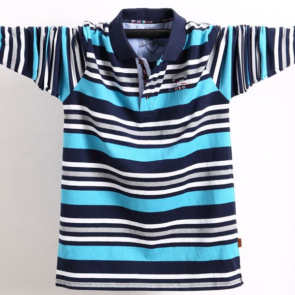 men's long sleeved polo shirt big size striped stand collar cotton polo shirts casual mens lapel shirt embroidered tees 5xl, White;black
men's long sleeved polo shirt big size striped stand collar cotton polo shirts casual mens lapel shirt embroidered tees 5xl, White;black