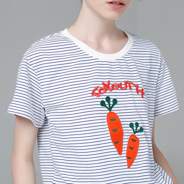 women clothes woman shirt print t shirt short sleeve round neck cotton tees female t shirt summer pattern striped t, White
women clothes woman shirt print t shirt short sleeve round neck cotton tees female t shirt summer pattern striped t, White
