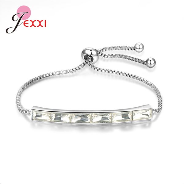 cubic zirconia baguette bracelets bangle for ladies s925 sterling silver crystal adjustable chains jewelry, Black
cubic zirconia baguette bracelets bangle for ladies s925 sterling silver crystal adjustable chains jewelry, Black