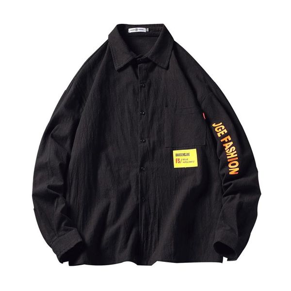 men's casual shirts mens long sleeve cotton men loose fit large size big sizes shirt oversize black man ii50cs, White;black
men's casual shirts mens long sleeve cotton men loose fit large size big sizes shirt oversize black man ii50cs, White;black