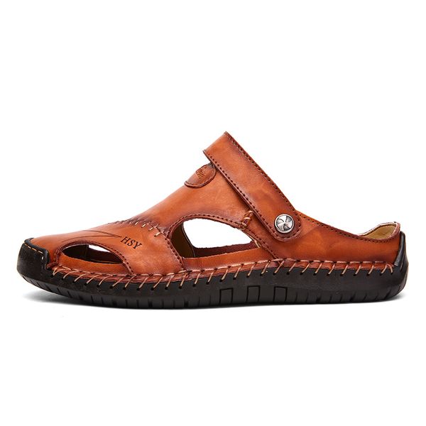 men's slippers sandals dual-use retro trend sandals breathable lightness shoes high-quality beef tendon shoes, Black
men's slippers sandals dual-use retro trend sandals breathable lightness shoes high-quality beef tendon shoes, Black