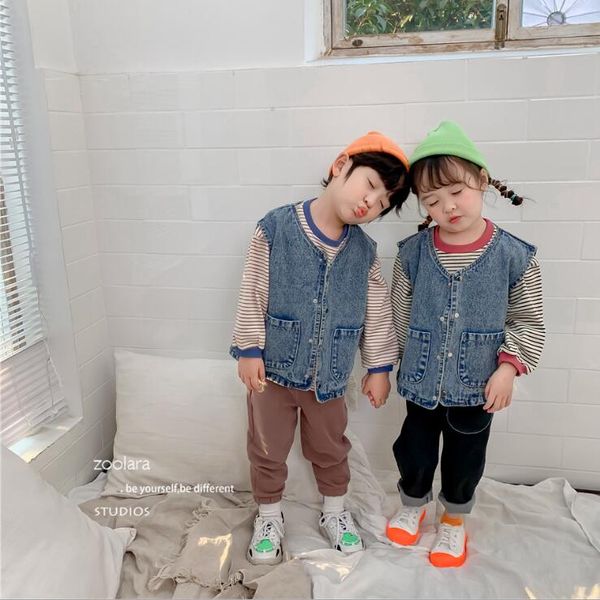2020 new wholesale girls boys denim waistcoat fashion spring kids vest 3-8t pp915, Blue
2020 new wholesale girls boys denim waistcoat fashion spring kids vest 3-8t pp915, Blue