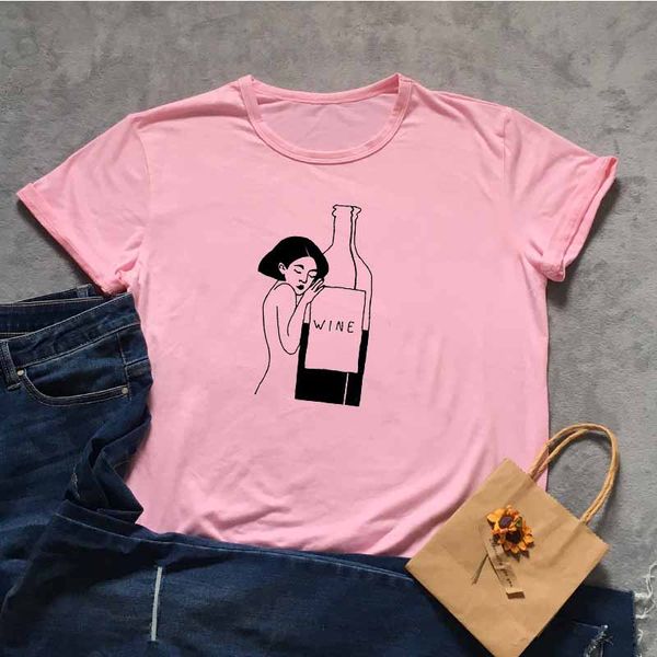 drop shipping casual wine with girl letters tshirt fashion women print girls tshirt loose summer graphic hipster tees top, White
drop shipping casual wine with girl letters tshirt fashion women print girls tshirt loose summer graphic hipster tees top, White