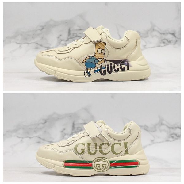 new rhyton big kids tripler running shoes children boys girls casual kids trainers ace luxury sneakers sports outdoor trainers size 26-35, Black
new rhyton big kids tripler running shoes children boys girls casual kids trainers ace luxury sneakers sports outdoor trainers size 26-35, Black