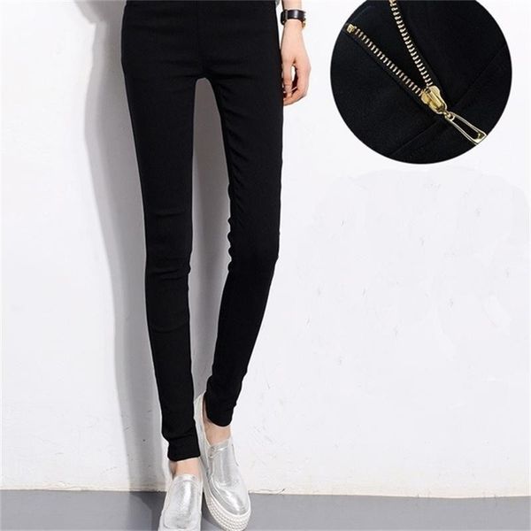 solid color white black spring new arrival women pencil pants stretchable casual women zipper trousers 4xl cotton blends pants, Black;white
solid color white black spring new arrival women pencil pants stretchable casual women zipper trousers 4xl cotton blends pants, Black;white