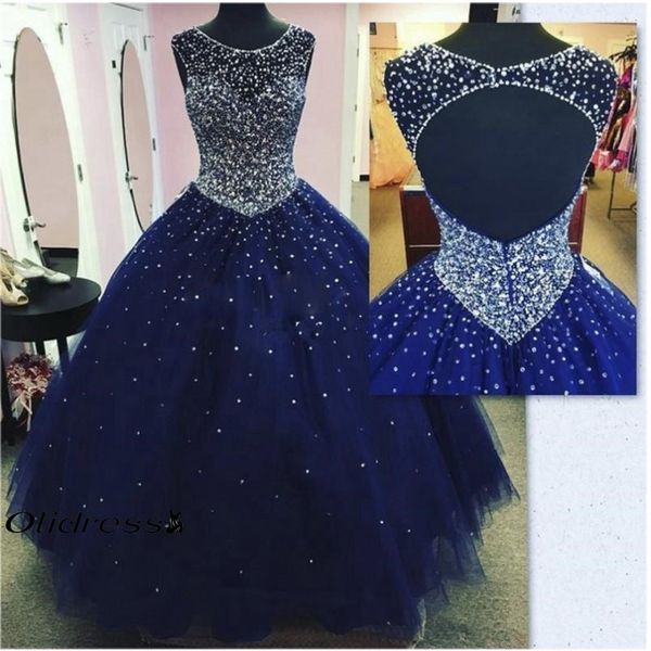 2019 sheer scoop neck ball gown quinceanera dress girls' pageant dresses open back crystal beaded tulle prom gowns, White;black
2019 sheer scoop neck ball gown quinceanera dress girls' pageant dresses open back crystal beaded tulle prom gowns, White;black