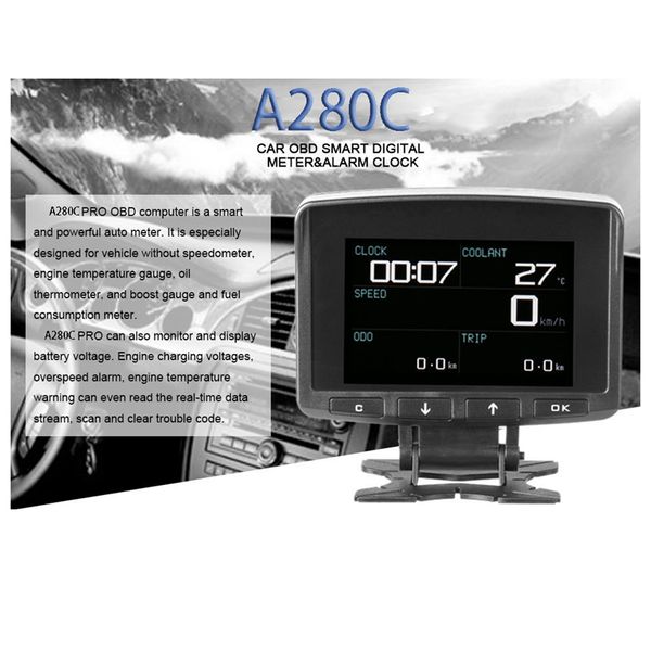 a208c head-up display smart car obd hud display meter speedometer fuel consumption gauge fault code alarm car dvd
a208c head-up display smart car obd hud display meter speedometer fuel consumption gauge fault code alarm car dvd
