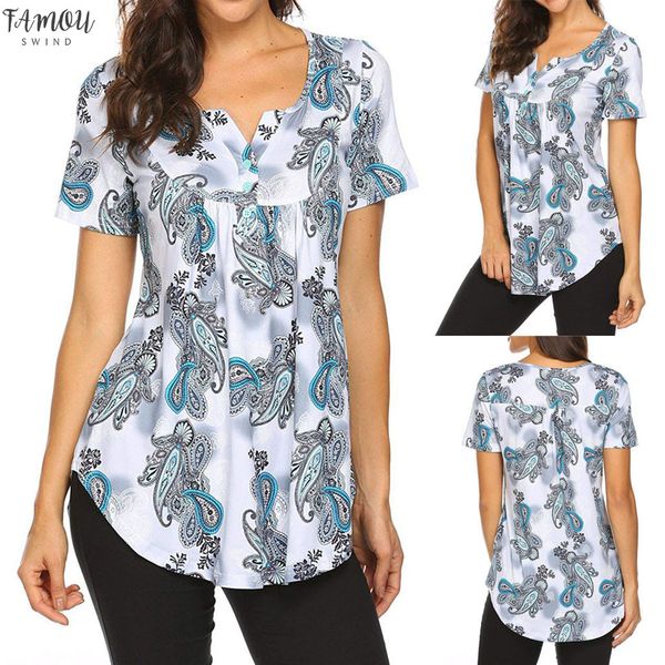 women blouse short sleeve print ladies casual floral flare tunic blouse camisas mujer blouses for woman chemise femme dropshipping, White
women blouse short sleeve print ladies casual floral flare tunic blouse camisas mujer blouses for woman chemise femme dropshipping, White