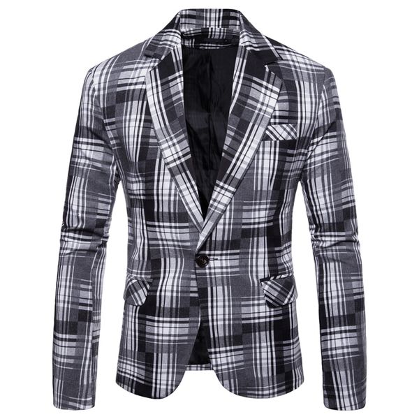 2019 fashion nieuwe mannen casual boutique bloem plaid pak jas/mannen slim boutique jasje blazers, White;black
2019 fashion nieuwe mannen casual boutique bloem plaid pak jas/mannen slim boutique jasje blazers, White;black