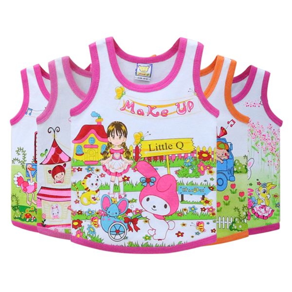 Children Tops for 2-4 years old baby 100% Cotton Little Q Sleeveless 5 Pieces/lot Shirts 2019 Boys and Girls Clothing
Children Tops for 2-4 years old baby 100% Cotton Little Q Sleeveless 5 Pieces/lot Shirts 2019 Boys and Girls Clothing