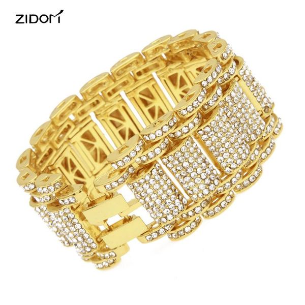 hiphop iced out bling men bracelet fashion 3.5cm/20cm long link chain full rhinestone bracelets male hip hop jewelry accessories, Black
hiphop iced out bling men bracelet fashion 3.5cm/20cm long link chain full rhinestone bracelets male hip hop jewelry accessories, Black