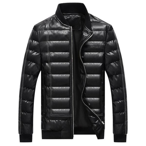 moruancle fashion men's leather jackets and coats pu varsity baseball jacket male winter warm outerwear size m-4xl thick thermal, Black;brown
moruancle fashion men's leather jackets and coats pu varsity baseball jacket male winter warm outerwear size m-4xl thick thermal, Black;brown