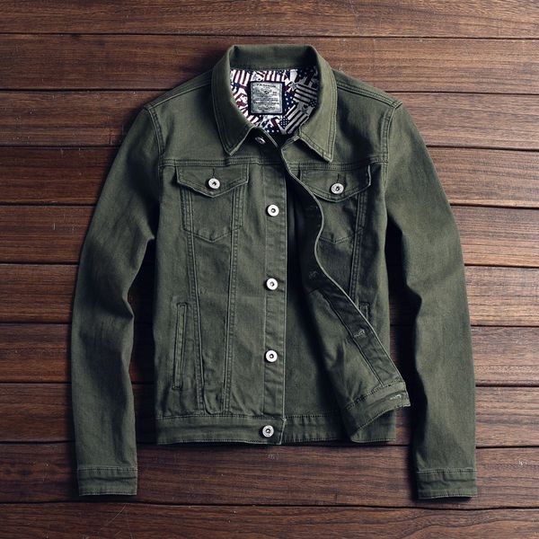 denim jackets men 2019 spring new 100% cotton slim fit men's jean jacket coats plus size brand clothing, Black;brown
denim jackets men 2019 spring new 100% cotton slim fit men's jean jacket coats plus size brand clothing, Black;brown