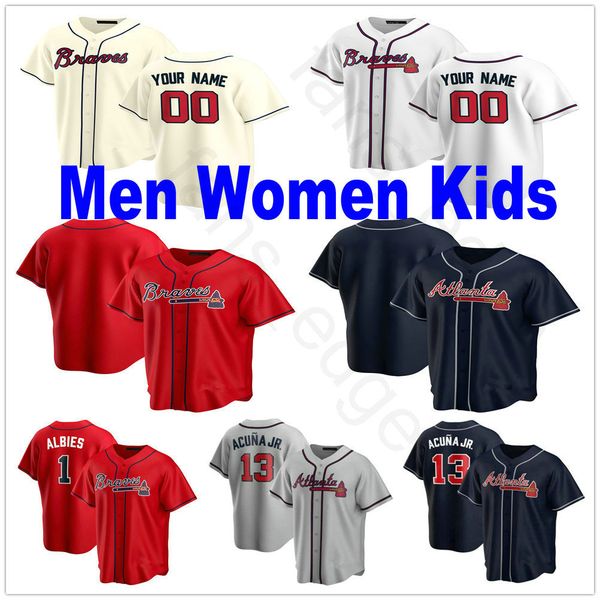 2020 new custom men women kids youth 1 ozzie albies 5 freddie an 13 ronald acuna jr. 22 nick markakis 23 adam duvall baseball jerseys, Black
2020 new custom men women kids youth 1 ozzie albies 5 freddie an 13 ronald acuna jr. 22 nick markakis 23 adam duvall baseball jerseys, Black