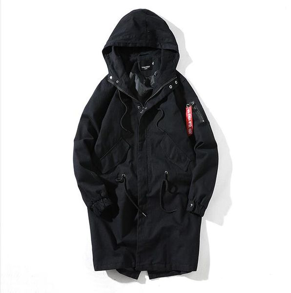 m~5xl 2019 autumn new man hooded long windbreaker coat, students korean tide loose big size jacket men's clothing, Black;brown
m~5xl 2019 autumn new man hooded long windbreaker coat, students korean tide loose big size jacket men's clothing, Black;brown