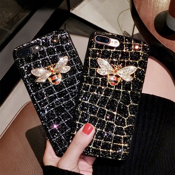 For iPhone X XS Max Hot Luxury bee diamond glitter bling cute soft case for Iphone 6 6S 7 7plus 8 8plus Back cover
For iPhone X XS Max Hot Luxury bee diamond glitter bling cute soft case for Iphone 6 6S 7 7plus 8 8plus Back cover