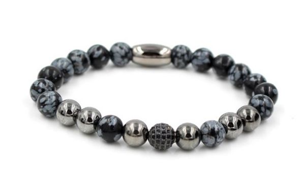 8mm sgt24 gold silver micro pave cz zircon cubic zirconia elastic adjusted charm bead bracelet snowflake alabaster bangles, Black
8mm sgt24 gold silver micro pave cz zircon cubic zirconia elastic adjusted charm bead bracelet snowflake alabaster bangles, Black