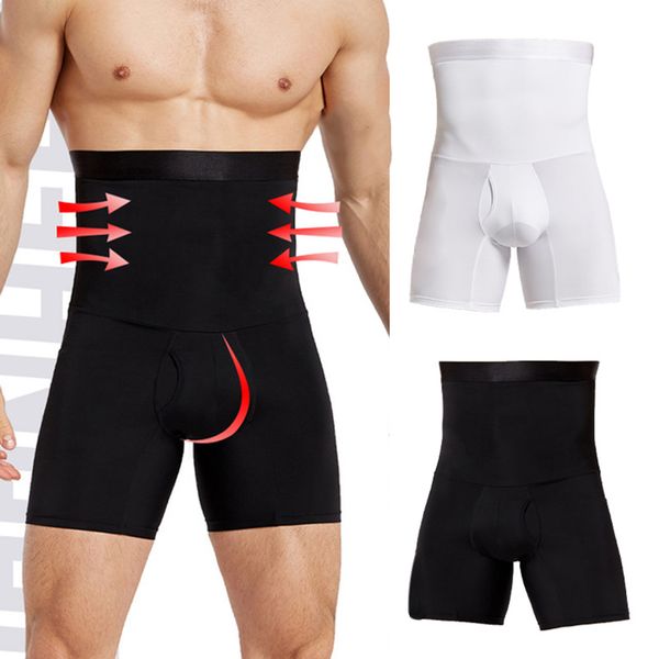 men shapewear high waist tummy leg control briefs anti-curling slimming body shaper cnt 66, Black;gray
men shapewear high waist tummy leg control briefs anti-curling slimming body shaper cnt 66, Black;gray
