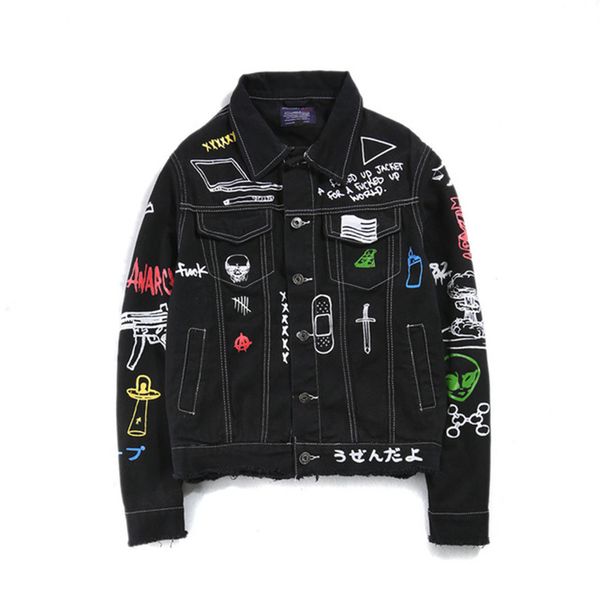 джинсовая куртка мужчины женщины hiphop streetwear punk rave стимпанк мотоцикла ковбоя граффити рваные куртки и пиджаки джинсы em222, Black;brown
джинсовая куртка мужчины женщины hiphop streetwear punk rave стимпанк мотоцикла ковбоя граффити рваные куртки и пиджаки джинсы em222, Black;brown