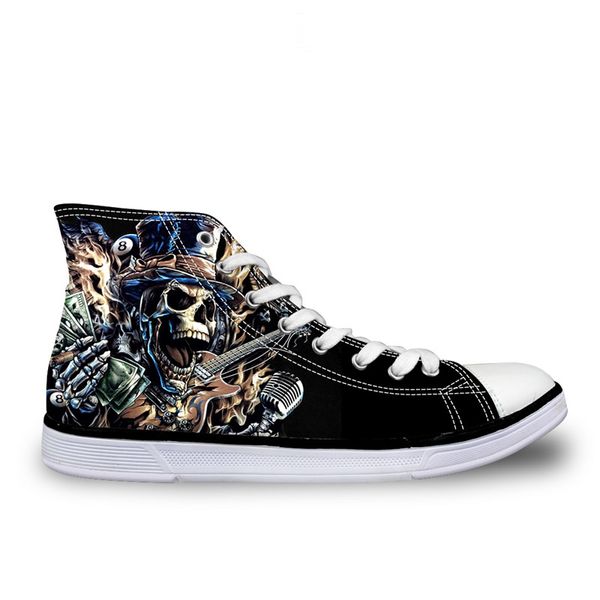 customized punk skull men high canvas shoes classic man's vulcanize shoes 3d night rider print spring male canvas sneakers, Black
customized punk skull men high canvas shoes classic man's vulcanize shoes 3d night rider print spring male canvas sneakers, Black