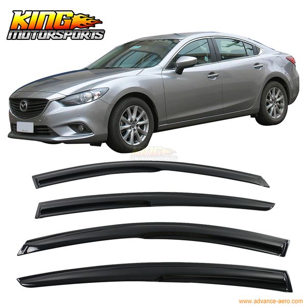 for 14-16 mazda 6 sedan smoked aero jdm wind deflectors stick on window visors usa domestic ing
for 14-16 mazda 6 sedan smoked aero jdm wind deflectors stick on window visors usa domestic ing