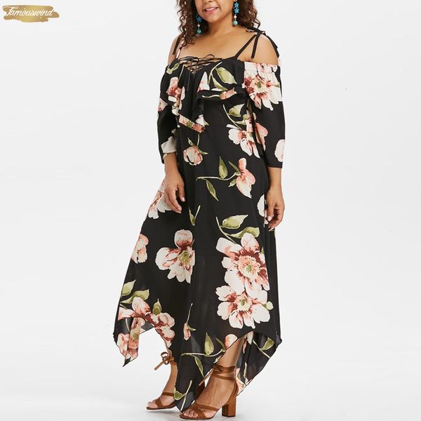 women fashion dress plus size ladies up flowing floral print maxi dress strap shoulder long dress designer clothes, Black;gray
women fashion dress plus size ladies up flowing floral print maxi dress strap shoulder long dress designer clothes, Black;gray