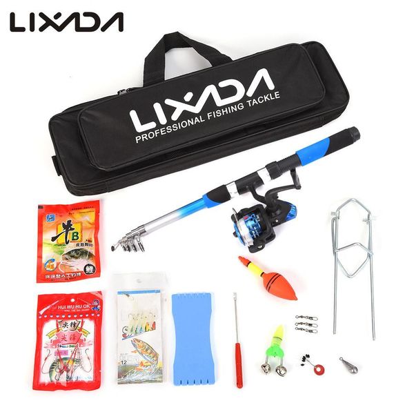 lixada 2.1m fishing rod reel combo kit fishing pole spinning reel bait swivel fishing tackle tool set in bag for tiro pesca
lixada 2.1m fishing rod reel combo kit fishing pole spinning reel bait swivel fishing tackle tool set in bag for tiro pesca