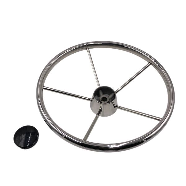 universal replacement 5 spoke boat steering wheel for marine rib speedboat/ pontoon/ power sail boat /yacht, 3/4inch tapered shaft
universal replacement 5 spoke boat steering wheel for marine rib speedboat/ pontoon/ power sail boat /yacht, 3/4inch tapered shaft