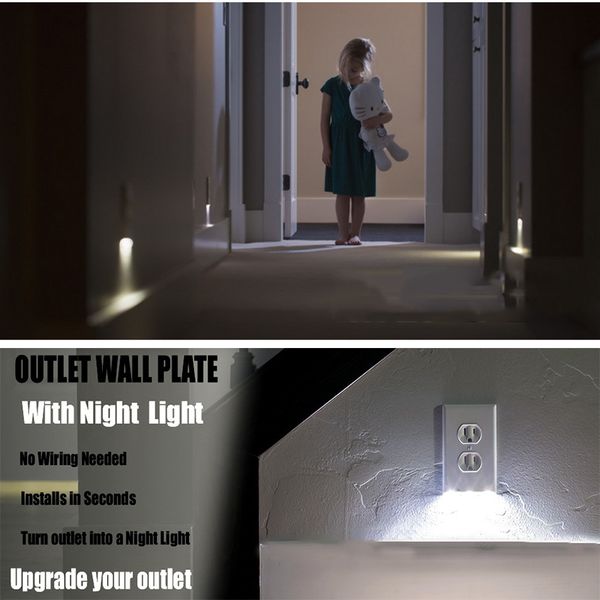 plug cover plate with led sensor light hallway lamp coverplate wall outlet night lights dark sensing auto automatic led lights lighter
plug cover plate with led sensor light hallway lamp coverplate wall outlet night lights dark sensing auto automatic led lights lighter