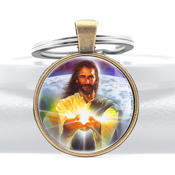 vintage jesus glass dome key chains of god christian men women key ring jewelry gifts, Silver
vintage jesus glass dome key chains of god christian men women key ring jewelry gifts, Silver