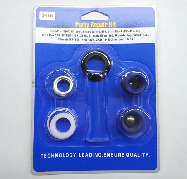 2 set aftermarket pump repair packing kit 244194 forsprayer 244194 spay gun 390 395 490 495 595
2 set aftermarket pump repair packing kit 244194 forsprayer 244194 spay gun 390 395 490 495 595