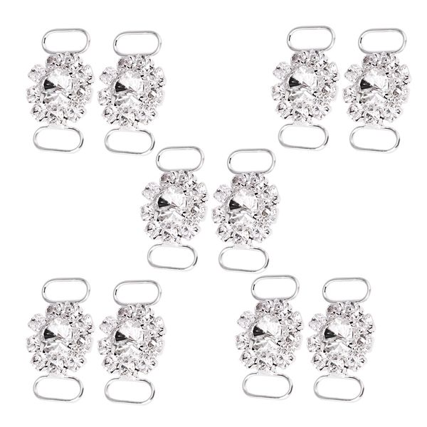 10 pieces diamante flower shape crystal bikini connector buckle link for swimwear decoration, Black
10 pieces diamante flower shape crystal bikini connector buckle link for swimwear decoration, Black