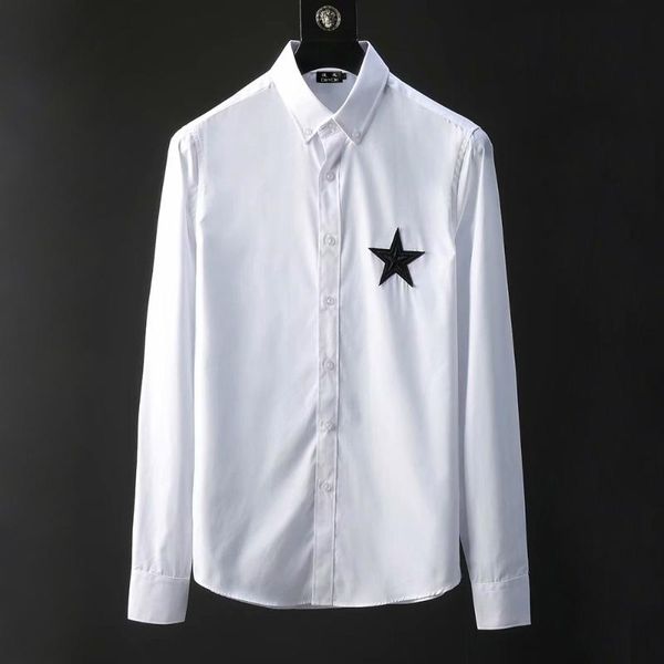 duyou brand men 100% cotton embroidery star shirt men casual shirt male business dress brand social shirts dy2102, White;black
duyou brand men 100% cotton embroidery star shirt men casual shirt male business dress brand social shirts dy2102, White;black