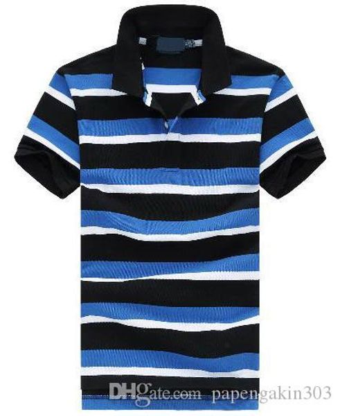 new summer men striped polo shirt small horse embroidery cotton classic polos tee shirts s-xxl black blue, White;black
new summer men striped polo shirt small horse embroidery cotton classic polos tee shirts s-xxl black blue, White;black
