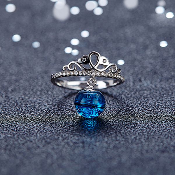 women's fashion silver colors hollow crown rings cymophane crystal beaded rings simple fine for women jewelry gifts, Golden;silver
women's fashion silver colors hollow crown rings cymophane crystal beaded rings simple fine for women jewelry gifts, Golden;silver