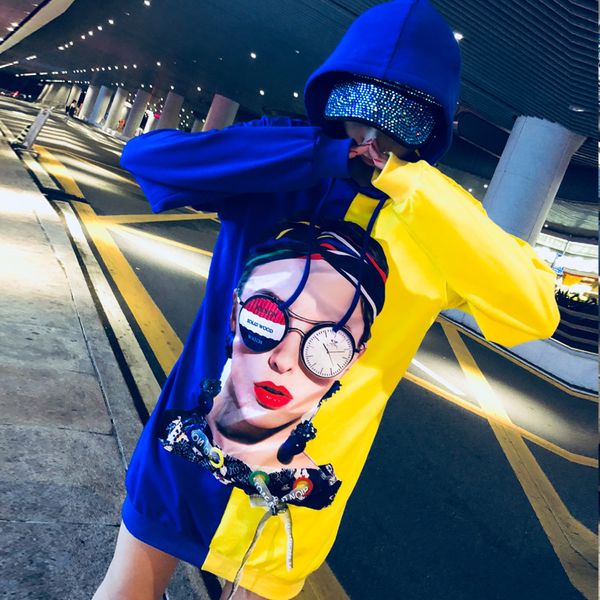 7mang s-3xl 2018 harajuku oversized hoodies women streetwear casual loose party sweatshirt contrast color girl print hoodie 1222, Black
7mang s-3xl 2018 harajuku oversized hoodies women streetwear casual loose party sweatshirt contrast color girl print hoodie 1222, Black