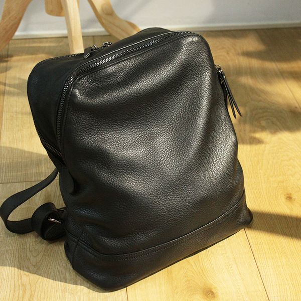 mochila women leather backpack real cowhide leather school bag lady double zipper big capacity bookbag simple back pack
mochila women leather backpack real cowhide leather school bag lady double zipper big capacity bookbag simple back pack