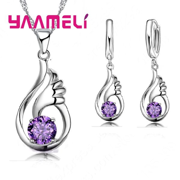 925 sterling silver crystal necklace earrings set wedding accessory fashion cubic zircon bridal jewelry sets for women
925 sterling silver crystal necklace earrings set wedding accessory fashion cubic zircon bridal jewelry sets for women