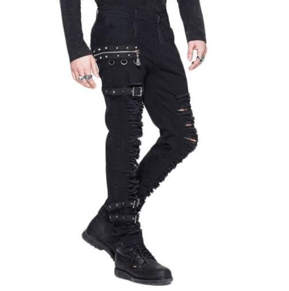 steampunk man winter casual black pants gothic personality men's long trousers slim fit hole pencil pants slight elastic s-3xl
steampunk man winter casual black pants gothic personality men's long trousers slim fit hole pencil pants slight elastic s-3xl
