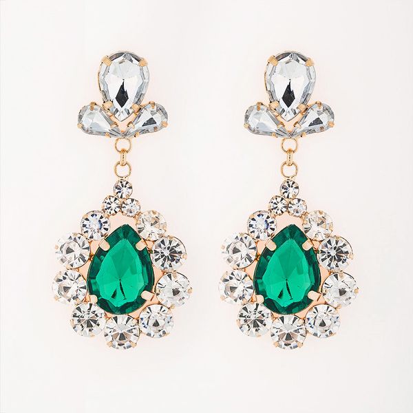 new arrival flower drop red blue green color crystal earrings jewelry mosaic bling ladies formal dress bridal earrings #e081, Silver
new arrival flower drop red blue green color crystal earrings jewelry mosaic bling ladies formal dress bridal earrings #e081, Silver
