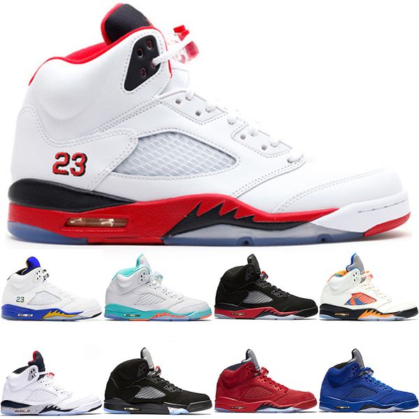 Basketball Shoes 5 5s Men Women Bred Light Aqua Laney Red Blue Suede White Cement Metallic Black New Sport Sneaker Size 36-47
Basketball Shoes 5 5s Men Women Bred Light Aqua Laney Red Blue Suede White Cement Metallic Black New Sport Sneaker Size 36-47