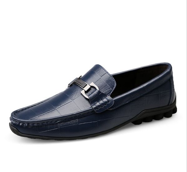 men shoes leather genuine casual loafers moccasins slip-on soft flats footwear lightweight driving shoes, Black
men shoes leather genuine casual loafers moccasins slip-on soft flats footwear lightweight driving shoes, Black