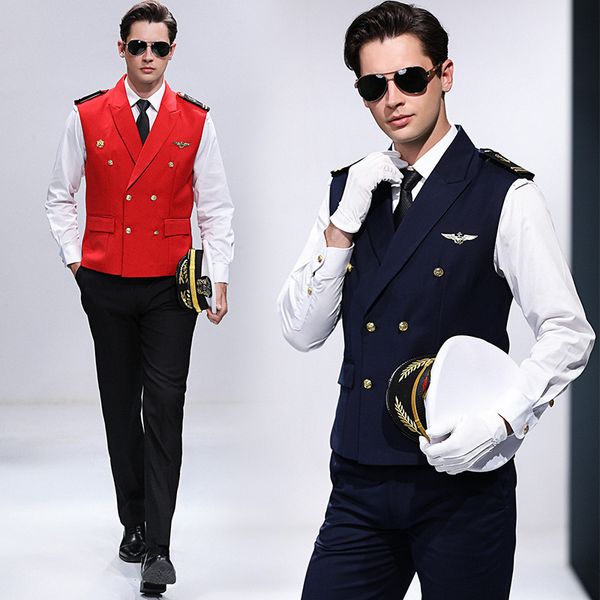 captain dress vests for men slim fit mens business suit vest male waistcoat homme casual sleeveless formal business jacket, Black;white
captain dress vests for men slim fit mens business suit vest male waistcoat homme casual sleeveless formal business jacket, Black;white