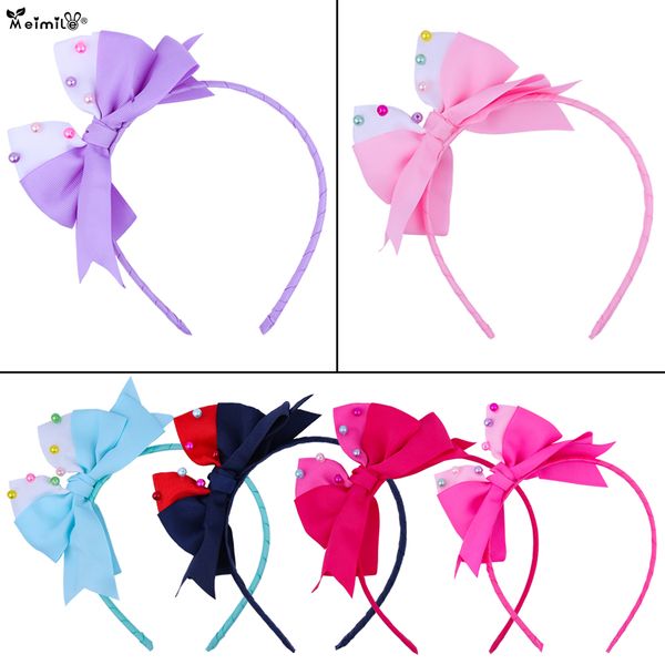 fashion colored pearls bow headbands cartoon princess child hair bands girl bows grosgrain ribbon handmade hair accessories gift, Slivery;white
fashion colored pearls bow headbands cartoon princess child hair bands girl bows grosgrain ribbon handmade hair accessories gift, Slivery;white
