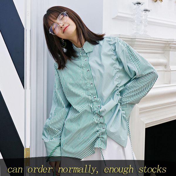 lanmrem can ship famale vintage green color stripe irregular patchwork loose shirt for women 2020 spring fashion new yh948, White
lanmrem can ship famale vintage green color stripe irregular patchwork loose shirt for women 2020 spring fashion new yh948, White