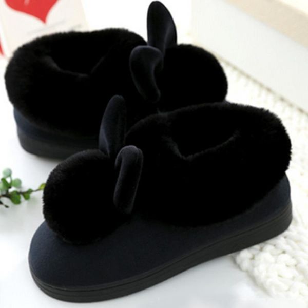 1pair cartoon cute soft full wrap fluffy home non slip winter wear resistant breathable women slipper, Black
1pair cartoon cute soft full wrap fluffy home non slip winter wear resistant breathable women slipper, Black