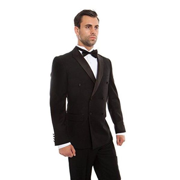 classic peak lapel tuxedos groom wedding men suits mens wedding suits tuxedo costumes de smoking pour hommes men(jacket+pants+tie) 388, Black;gray
classic peak lapel tuxedos groom wedding men suits mens wedding suits tuxedo costumes de smoking pour hommes men(jacket+pants+tie) 388, Black;gray
