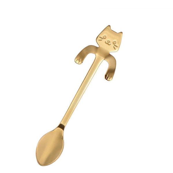 mini stainless steel cat kitty coffee spoon strring spoon teaspoon tea spoon dessert long handle tableware gold
mini stainless steel cat kitty coffee spoon strring spoon teaspoon tea spoon dessert long handle tableware gold