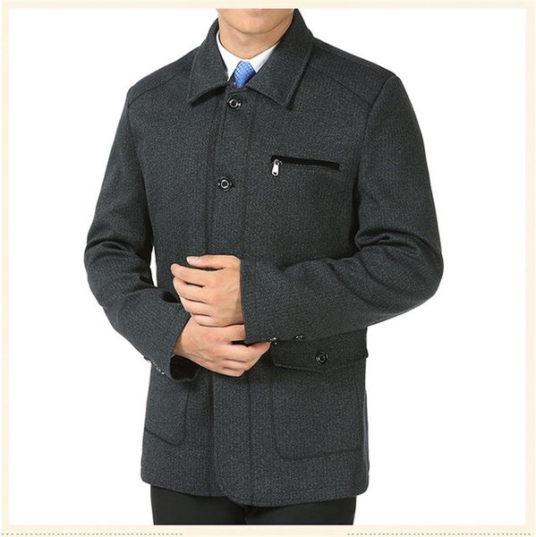designer mens thick coat fashion plus size loose jacket male luxury lapel neck business outerwear, Black;brown
designer mens thick coat fashion plus size loose jacket male luxury lapel neck business outerwear, Black;brown